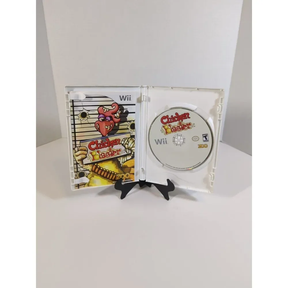 Chicken Blaster Video Game‎ Nintendo Wii - Tested - CIB